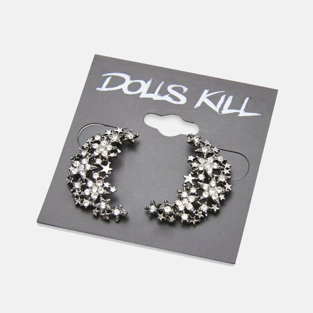 Dolls Kill Natural Wonders Rhinestone Earrings